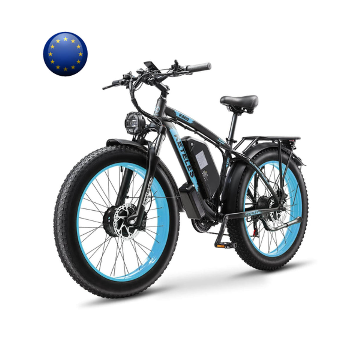 K800 48V 23Ah Dual-Motor Fat Tire Electric Bike