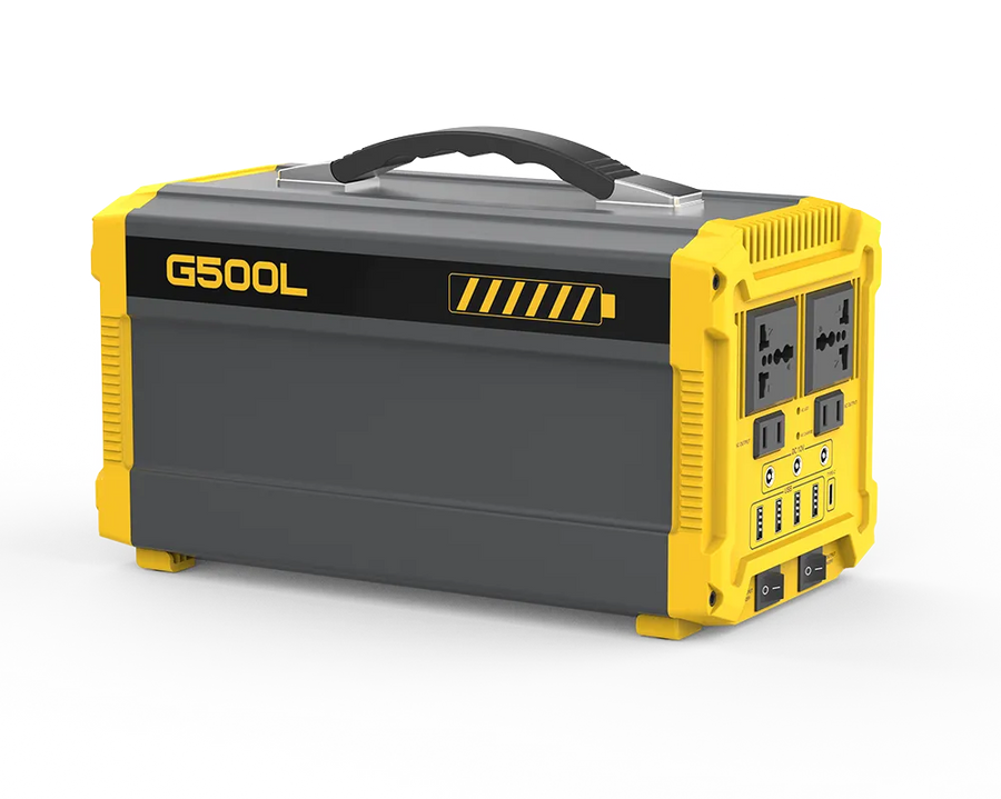 สถานีไฟฟ้าพลังงานแสงอาทิตย์ G500L 500W – เครื่องกำเนิดไฟฟ้าพกพา LiFePO4 460Wh