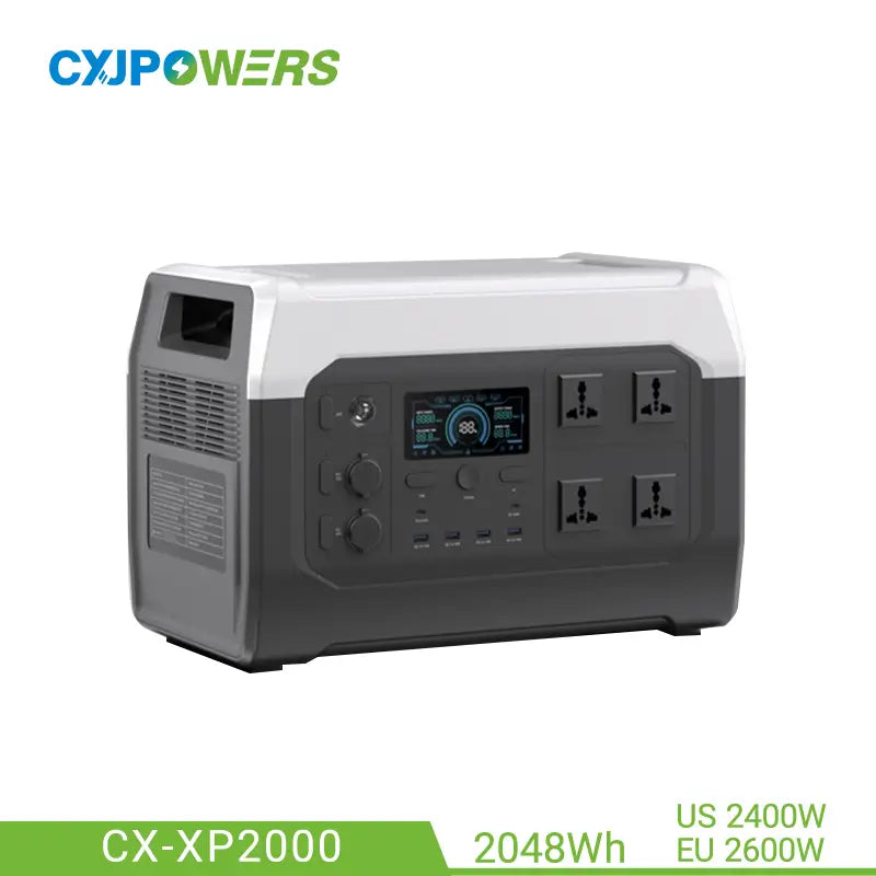 CX-XP2000 2000W Portable Power Station – 2048Wh LiFePO4 Outdoor Generator