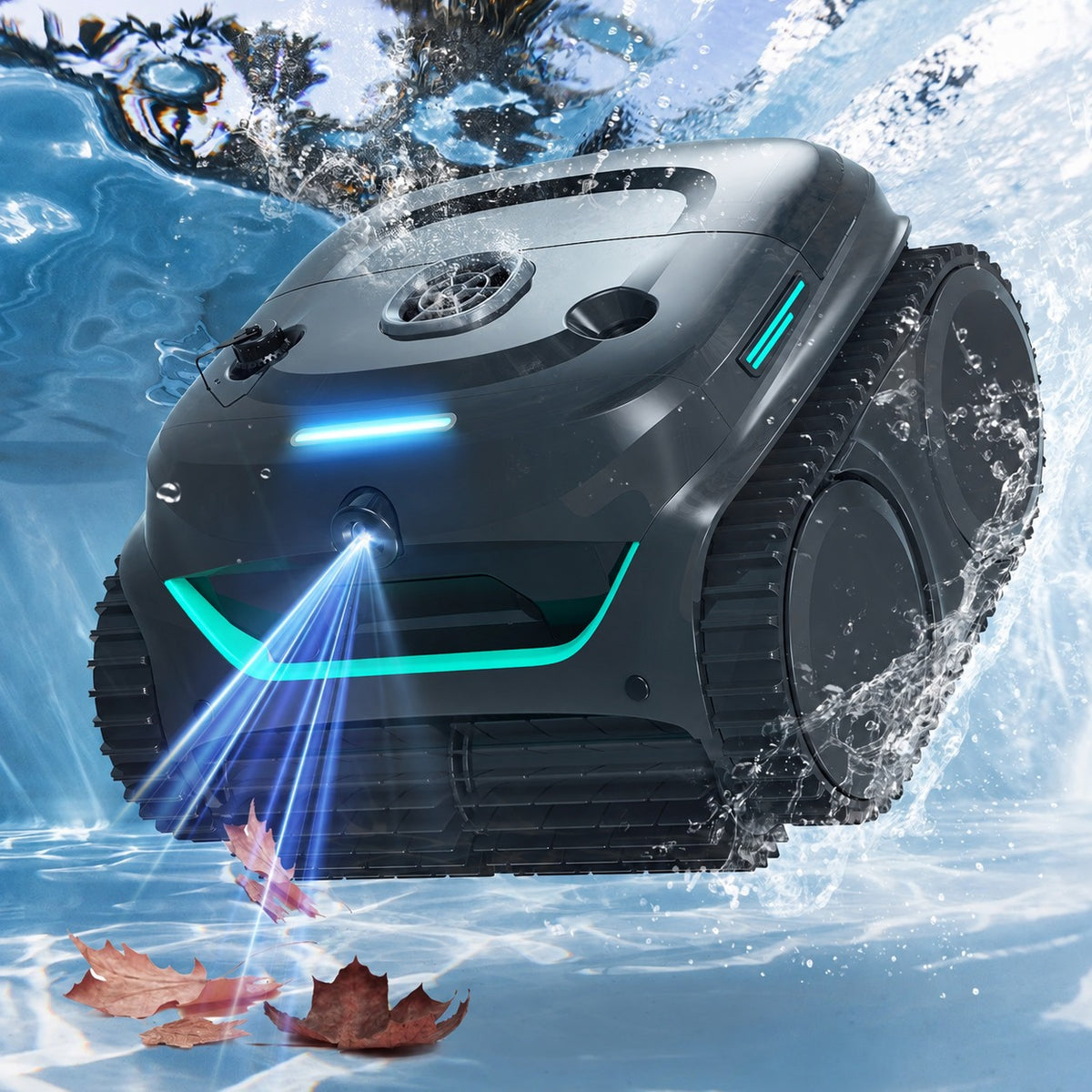 WYBOT C2 Vision (2026) Robotic Pool Cleaner — Black